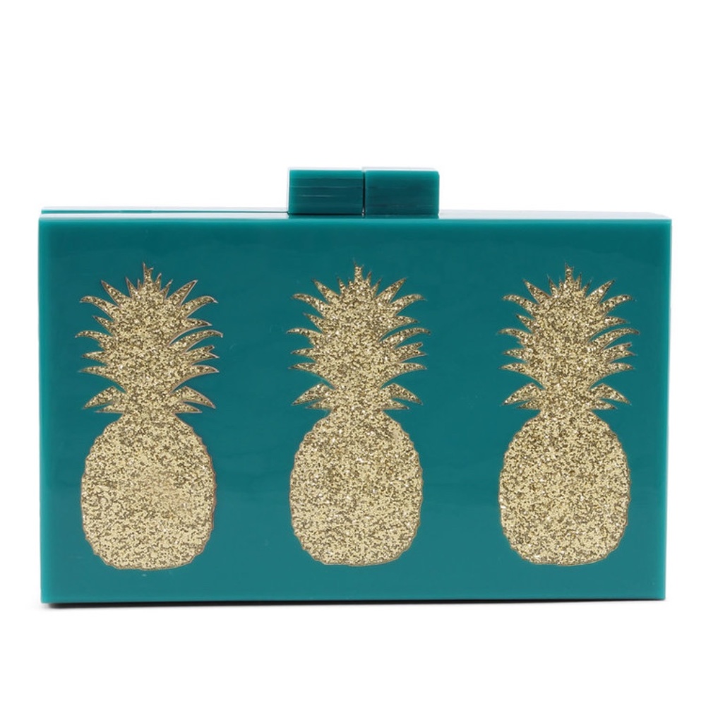 ISTI pineapple clutch (shoulder strap included)